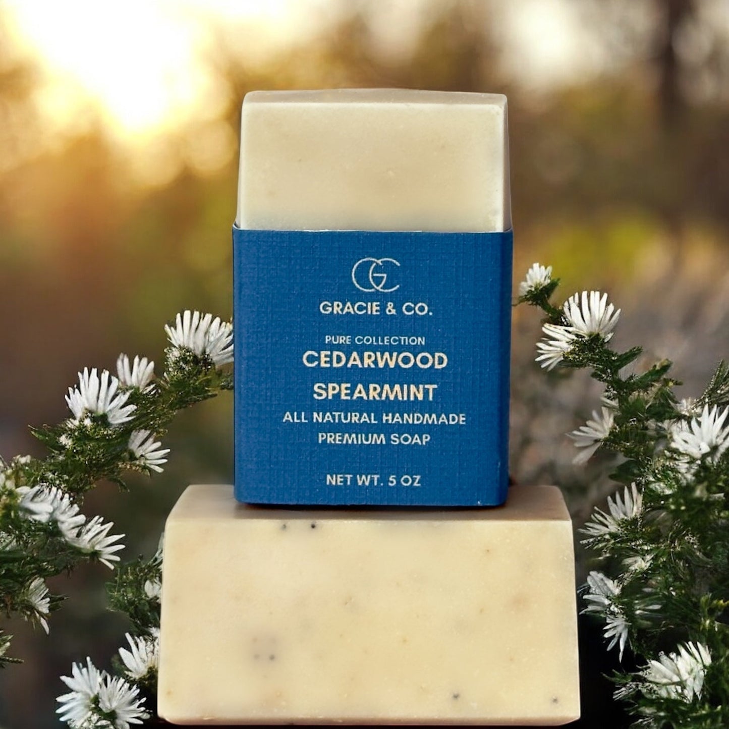 Chunky Soap On A Rope Rose Bergamot