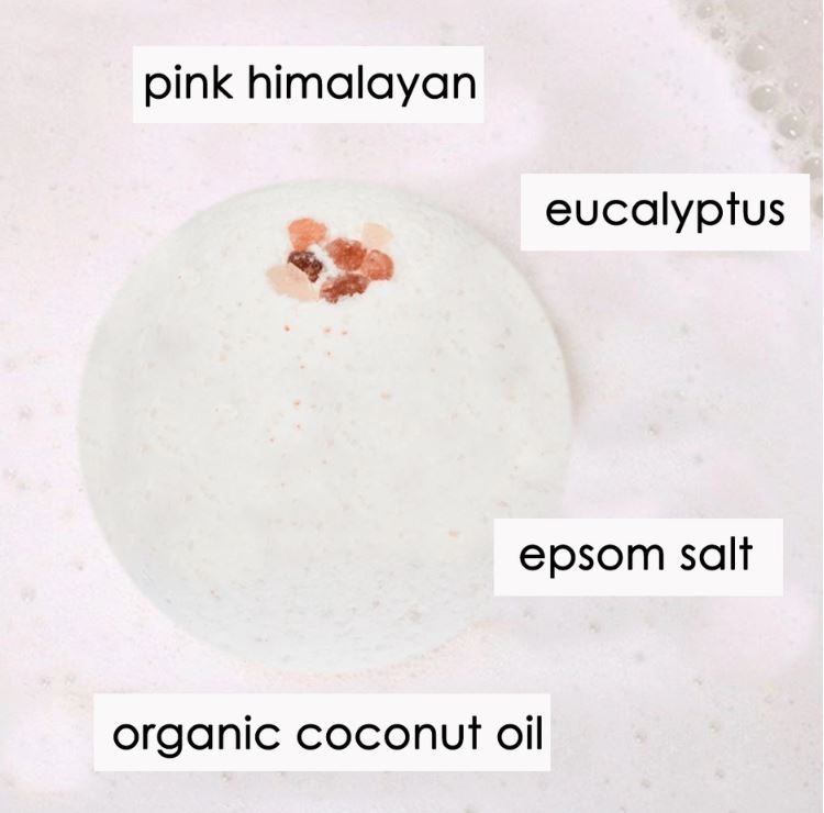 Eucalyptus Mint & Himalayan Salt Large Bath Bomb - 8oz
