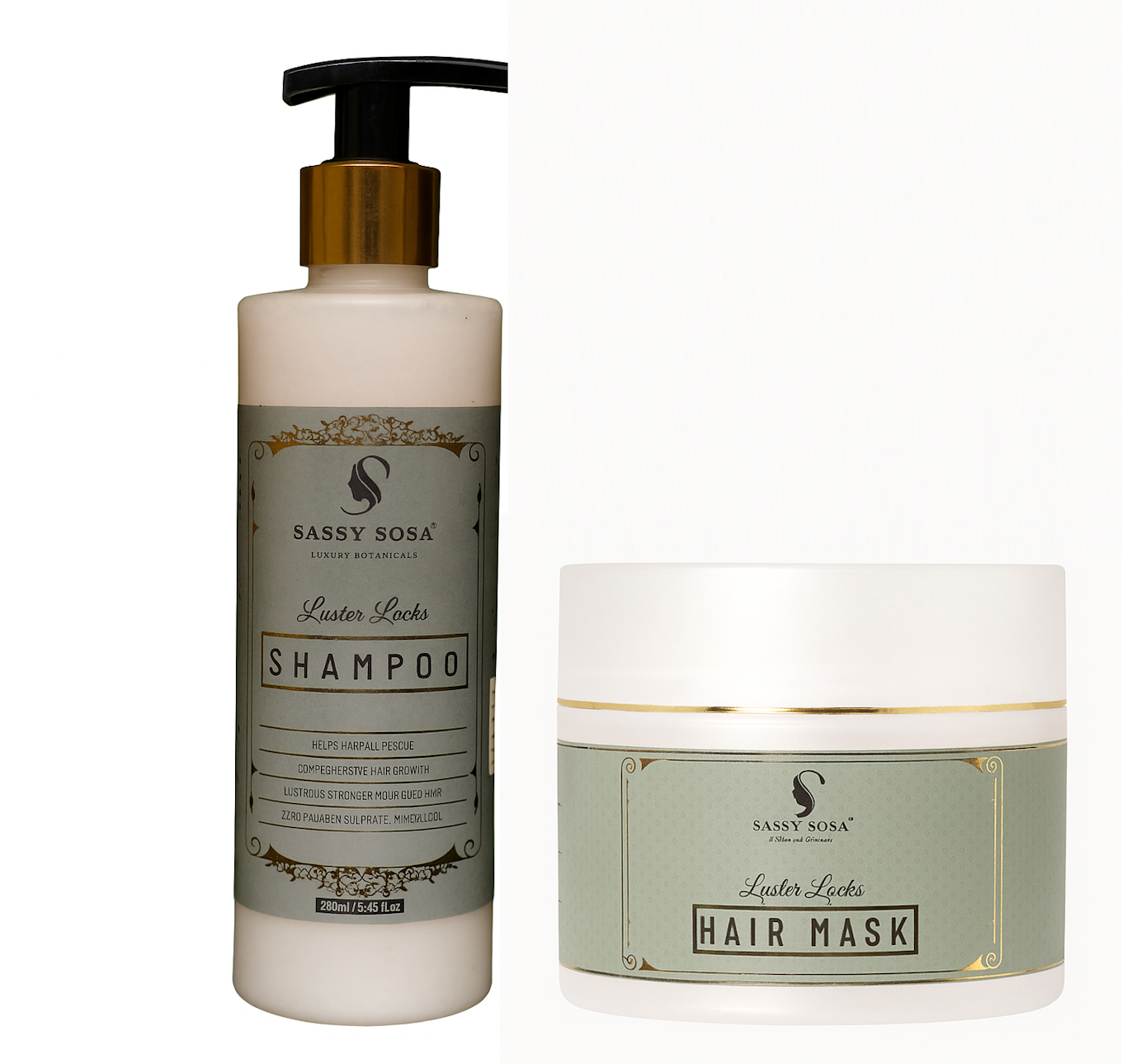 Combo of  Luster Locks Hair Mask & Luster Locks Shampoo